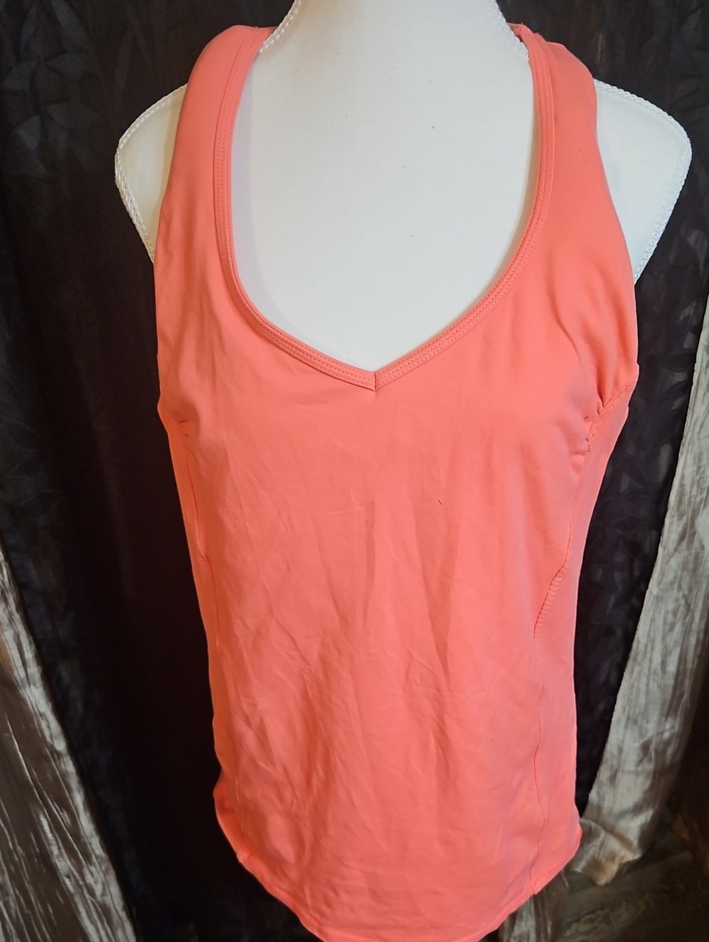 Champion Coral V-Neck Athletic Tank Top